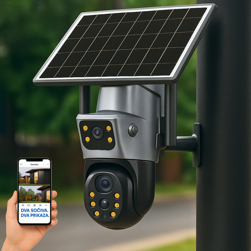 Solarna kamera koja radi bez struje i interneta (4G + WiFi)